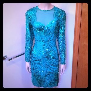 Mermaid Sequin Party Dress
